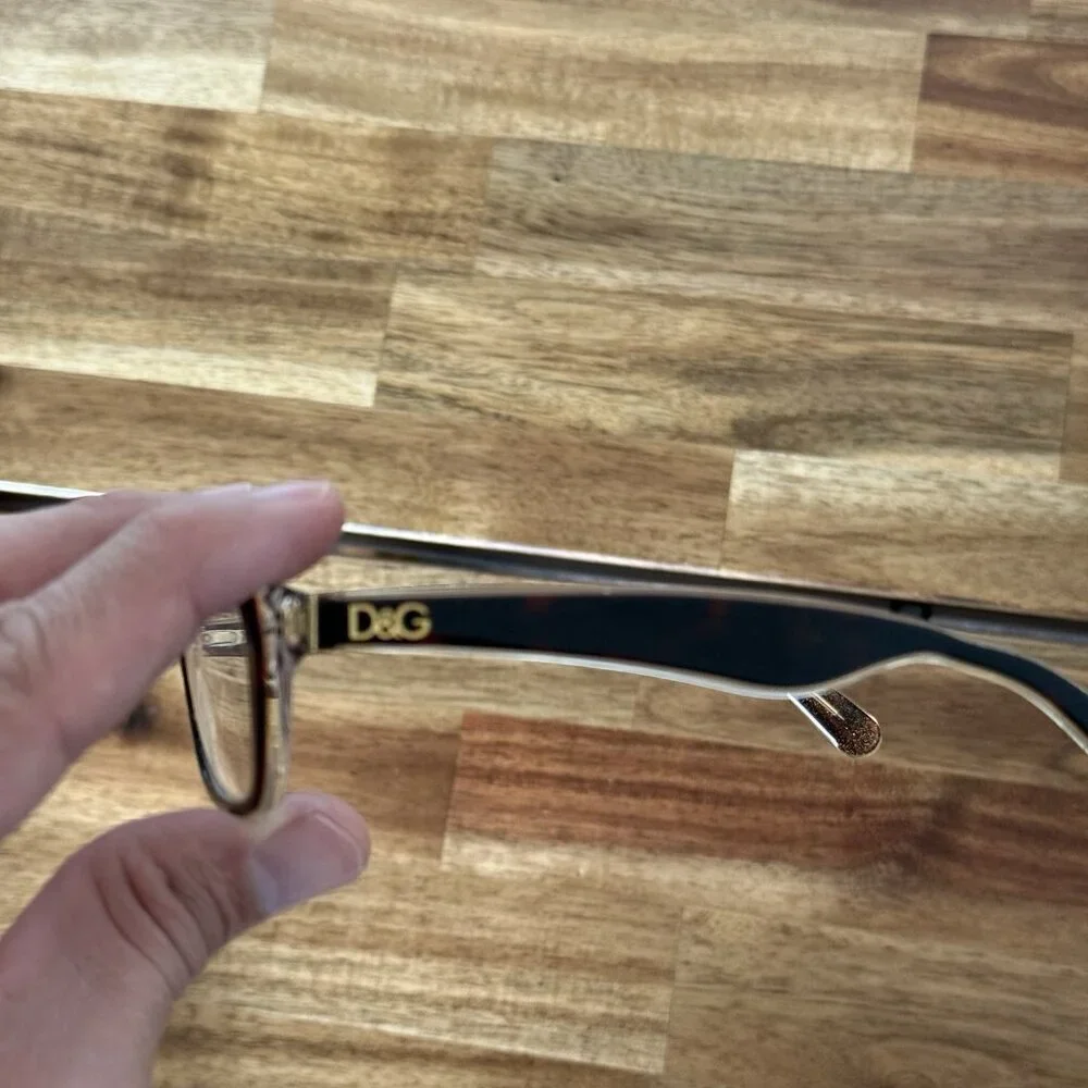 Dolce & Gabbana Eyeglasses Frames DG3168 2738 Tortoise Clear Gold 53-16-135